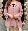 Blush Brew Oversized Casual Button Shirt